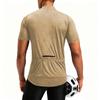 Herren Kurzarm Radtrikot Halber Reißverschluss Atmungsaktiv Schnelltrocknend Leicht Rundhals Sportshirt für Outdoor-Aktivitäten