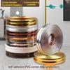 Self Adhesive Glossy Metal Edge Trim Strip With Strong Back Glue And Easy Installation Perfect For Home Wall Tile Gap Decoration