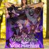 Custom Name Vox Machina Theme Printed Blanket - Perfect for Couch, Bed, Travel & Outdoor Use | Machine Washable, Cozy & Durable.