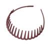 Teeth Headbands for Girls Women Plastic Hair Comb Headbands Wave shape Elastic Headbands for Thick Hair