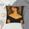Amadeo Modigliani Pillowcases  Kawaii Pillow Case For Sofa Car Home Decor Design Pillow Cover