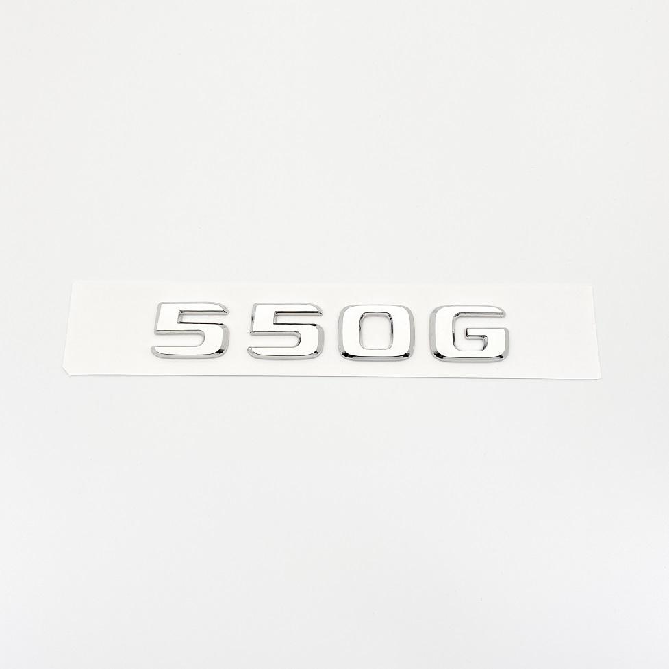 550G 4X4 850 550 D35 B40 D6S B63 3D Letters Chrome Silver Emblem Sticker For W464 Series Car Fender Trunk Rear Badge Sticker