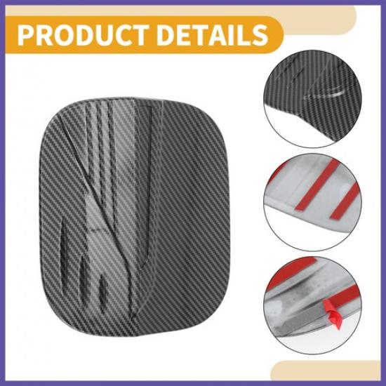 Fuel Tank Door Cap for Honda Civic 22-25 Gas Tank Flap Carbon Fiber