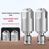 Universal Electric Wrench To Rotary Hammer Converter with Square and Round Handles, Two-Groove Drill Bit Adapter