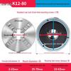 K12-80 Three-Jaw Self-Centering Manual Lathe Chuck