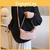 Solid Color Simple Lychee Texture Women Casual Shoulder Bag For Use Daily