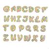 26Pcs Embroidery , A- Letter Appliques Decorative with Border Clothes Sticker for Clothing Hat