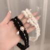 New Year crystal fringed plush neck chain autumn and winter white fluffy choke collar women's neck strap necklace accessories winter