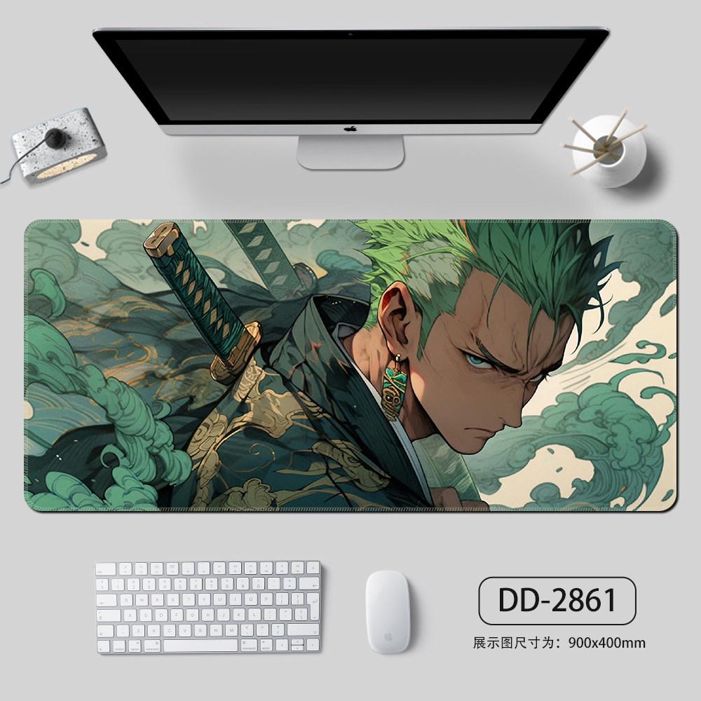One Piece Monkey D Luffy Splash Art Anime Extended Gaming Mouse Pad Large Desk Mat