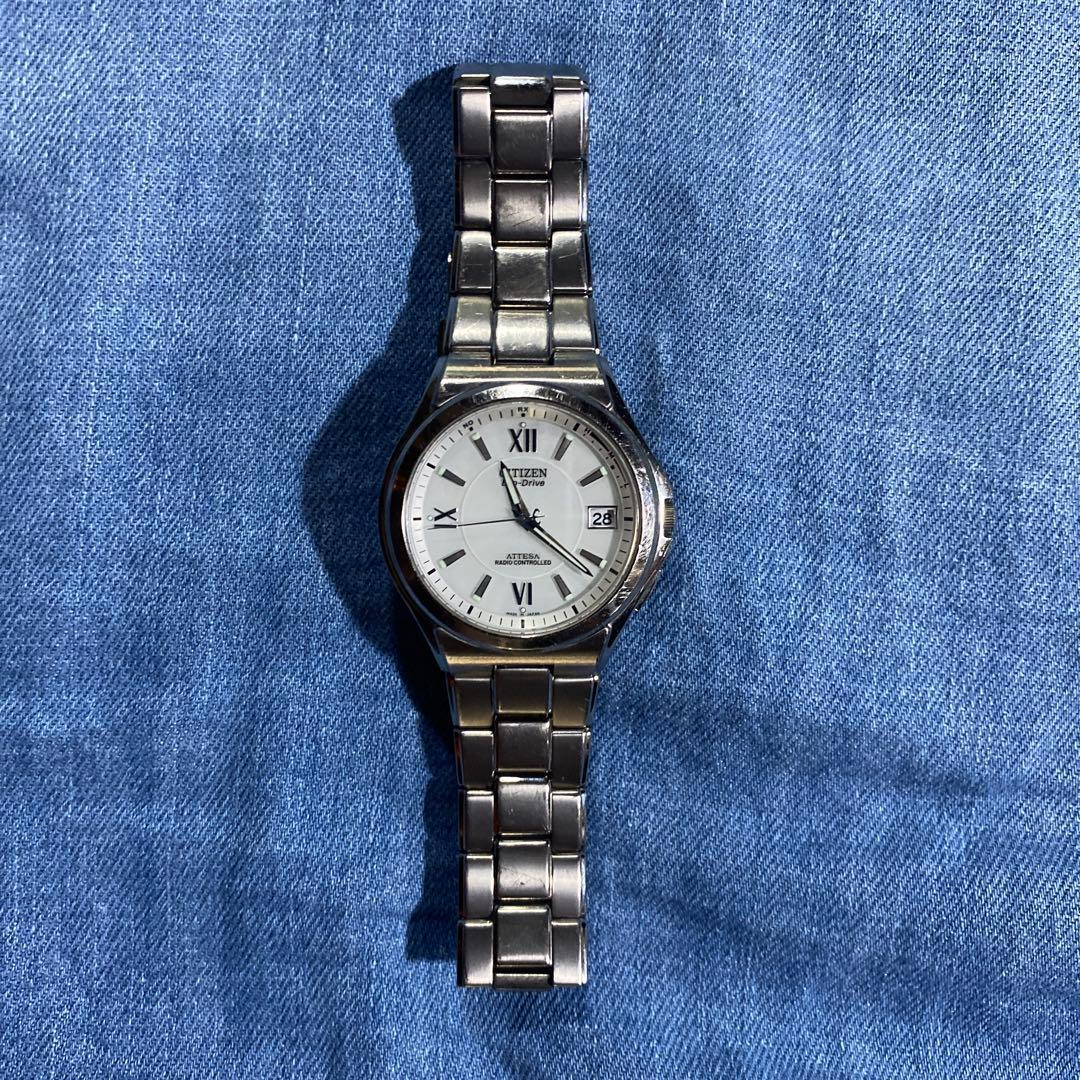 CITIZEN ATTESA Eco-Drive Radio Solar Titanium Watch