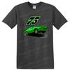 75 Camaro Grafisch Auto T-shirt Coole Groene Race Tee voor Auto Liefhebbers