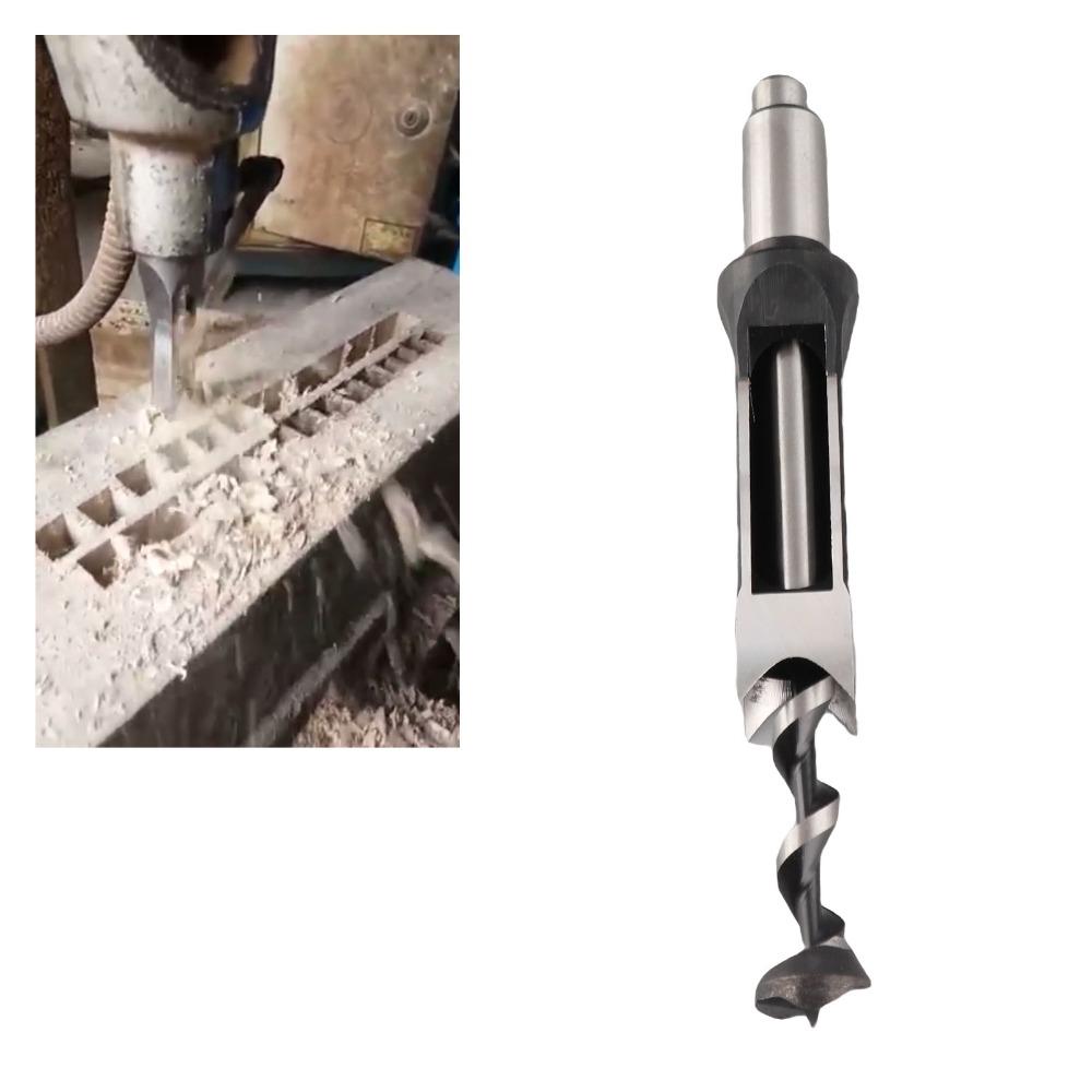 Bearing Steel Hollow Chisel Mortiser 22mm (7/8") Woodworking Drill Cutter For Carpentry