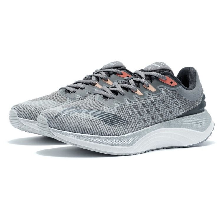Li Ning Yue Ying Durable Breathable Low-Top Running Shoes Men sneaker Frost-Gray ARHR145-4
