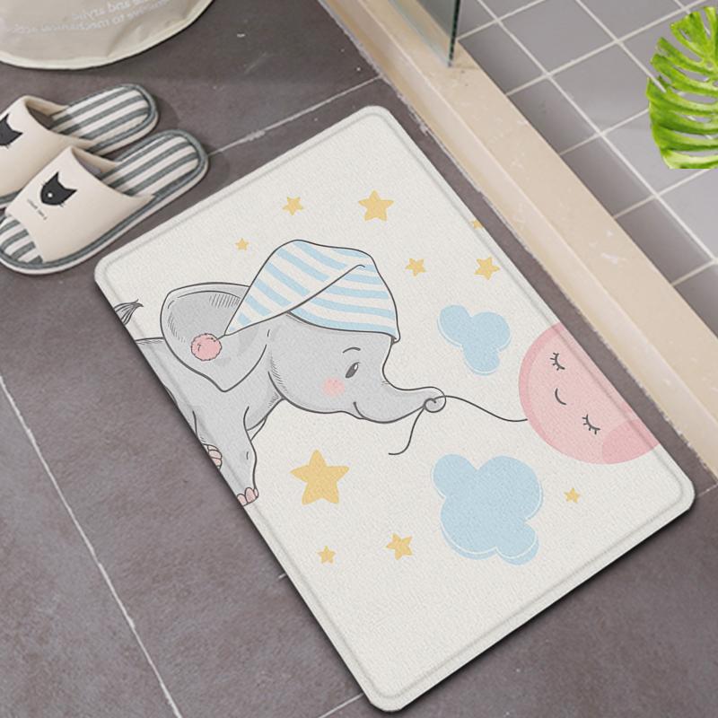 Kaufe Cute Meow Baby Elephant Door Mat Floor Mat Room Decoration