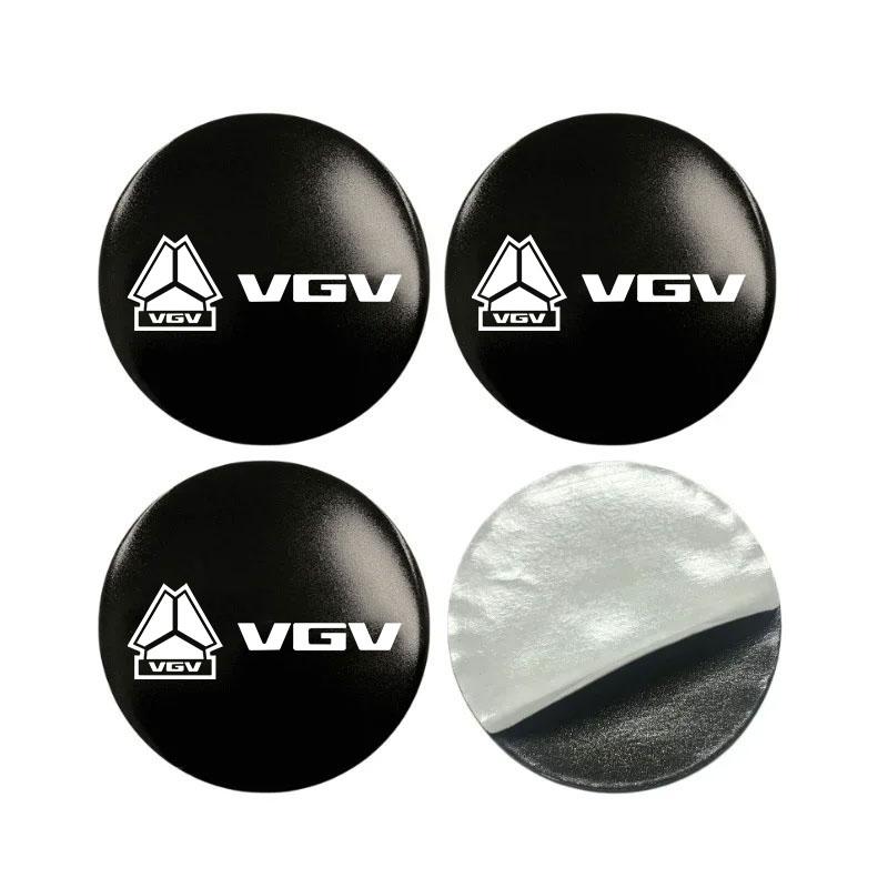 4pcs With Logo Car Wheel Center Hub Caps Emblem Sticker Decals For VGV VX7 U70Pro U75PLUS U75 TX7 Accessories Not Easy To Fall