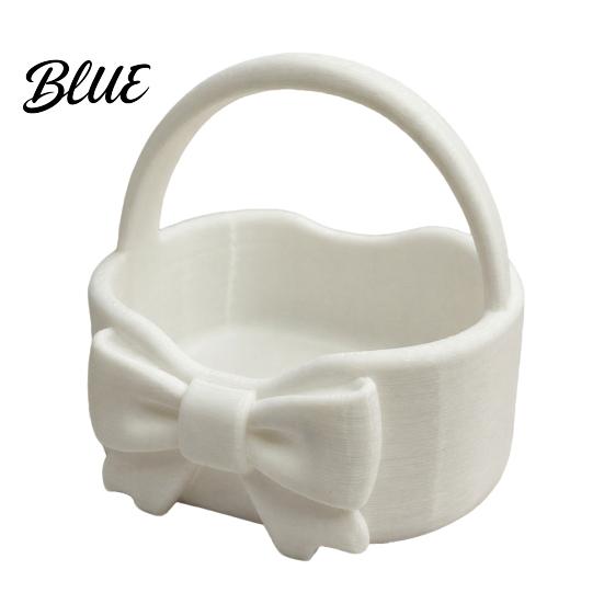 Makeup And Sundries Holder 3D Printed Bow Storage Basket Portable Rounded Design Lipstick