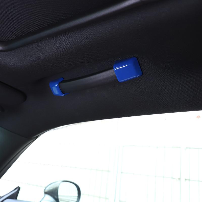  ABS Dach Griff Dekoration Abdeckung Aufkleber Fit Für Dodge Challenger 2010 Up Auto Ornament Innen Zubehör