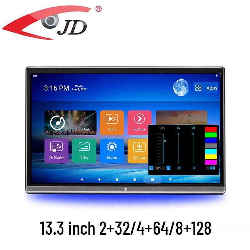 13.3-inch Upgraded Android Headrest Monitor for Cars (MP5)