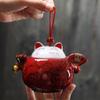 Moisture Resistant Ceramic Tea Canister Lucky Cat Decorative Jar Tea Sealed Jar  Office Decor