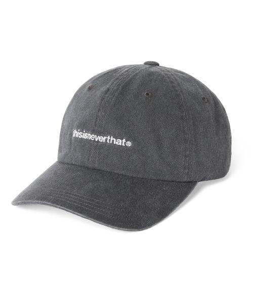 ThisisneverThaT T Logo Cap Washed Charcoal F
