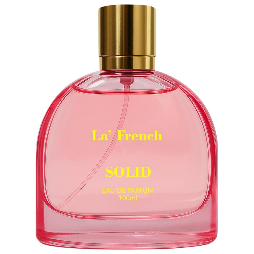 La French Solid Unisex Perfume 100ml | Long Lasting Perfume for Women & Men | Luxury Eau De Parfum with Warm, Woody & Floral Notes | Fragrance 100ML