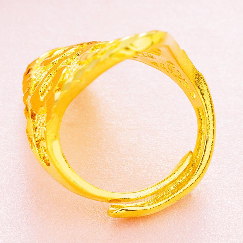 Gullbelagt damesmykke i europeisk stil: Slitesterk, Fargebestandig, Japansk-Koreansk Imitasjonsgull, Sandgull, Midtøsten-design.