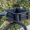Metal Bike Basket Rounded Corners Rectangular Bike Basket Cycle Storage Rack Cylindrical Frame