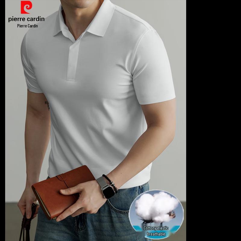 Pierre Cardin Men's Solid Slim Fit Polo Shirt