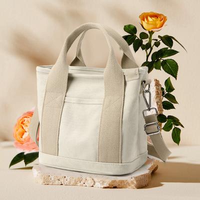 Modische Canvas-Handtasche mit großem Fassungsvermögen, verstellbarem Schultergurt, mehreren Taschen, einzelne Schultertasche für die tägliche Arbeit, trav