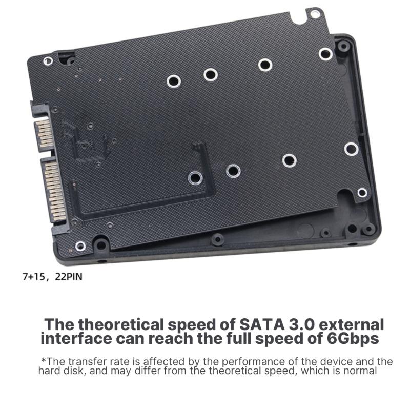 Convert M.2 NGFF SSD To SATA Adapter Expand Storage Capacity and Improve Data Transfer Efficiency (Not for NVMe M Key)