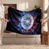 Reading FC Personalized Fleece Blanket With Football Logo, Custom Name Text Soft Warm Home Throw Blanket