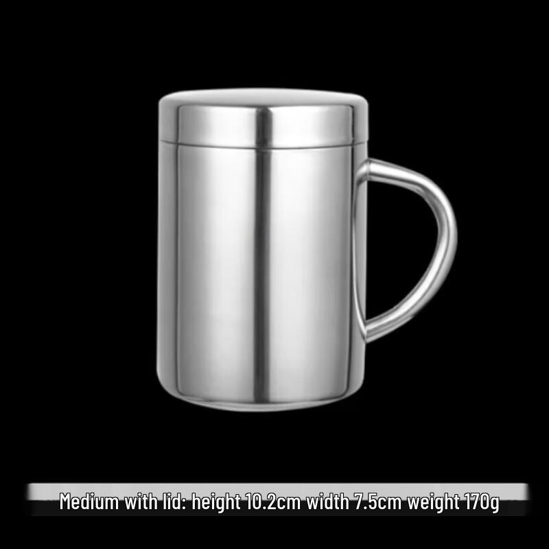 Двухслойная детская кружка Yunluan из нержавеющей стали 304