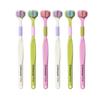 RAOYI 3-Sided Soft Bristle Toothbrush for Adults (6-Pack)