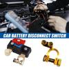 Dual Voltage Battery Master Cut Off Switch 12/24V Zinc Alloy Structure Negative Pole Disconnect Tool Free Knob PCB Design
