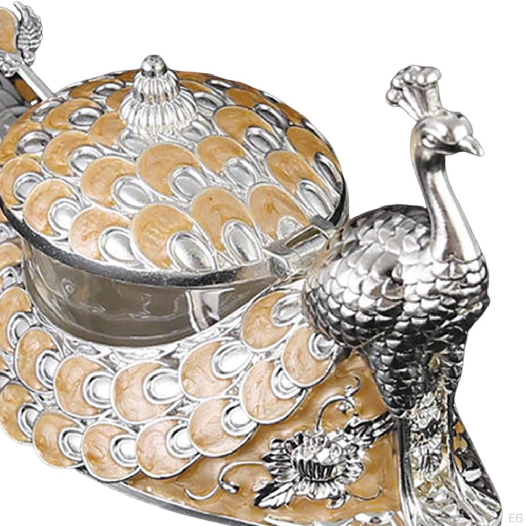 Reusable Zinc Alloy Condiment Dispenser for Weddings, Decoration, Entertainment, Desktop Organizer,