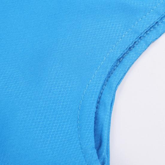 Waistcoat Sleeveless Unisex Turn-down Collar Zipper Closure Solid Color Loose Pocket Mesh Mid Length Soft Breathable Cardigan Outdoor Fishing Vest