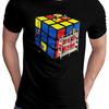 Om3 Cube Solution T Shirt Unisex Fun 80s Cult Game Nerd Parody Paint S 4xl Vintage Top For Everyday Wear Homme Slightly