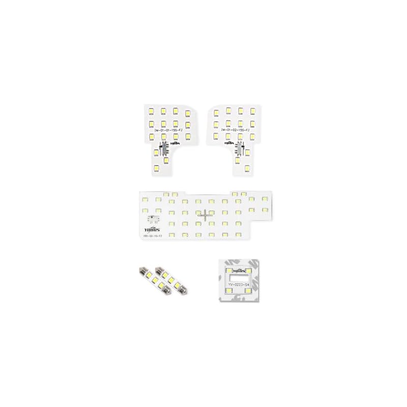 Yours (Yours) Fronx Dedicated LED Room Lamp Full Set, 3-Stage Brightness Adjustment Type, White, 6pcs [2] M