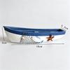 Nordic Vintage Wooden Boat Model Handmade Craft Ship Home Decor Living Room Table Centerpiece Creative Gift Room Decoration
