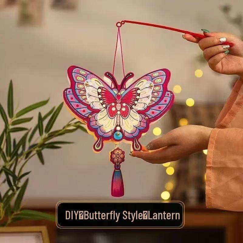 Children s DIY Luminous Rabbit Lantern Kit - Handheld and Hanging