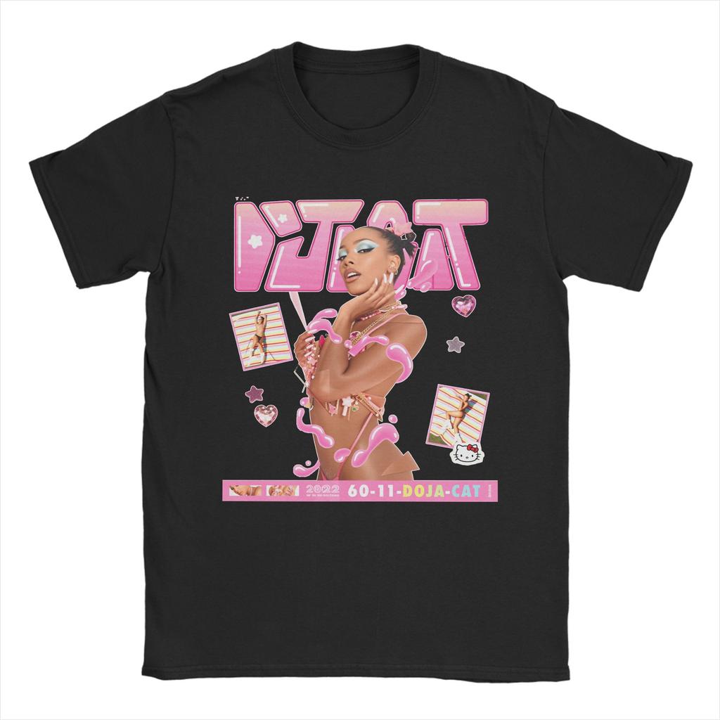 Streetwear TShirt Summer Doja Cat Tour Ma Vie Leisure TShirts Pure Cotton Tee Shirt for Unisexs Y2K Print Short Sleeve Clothing