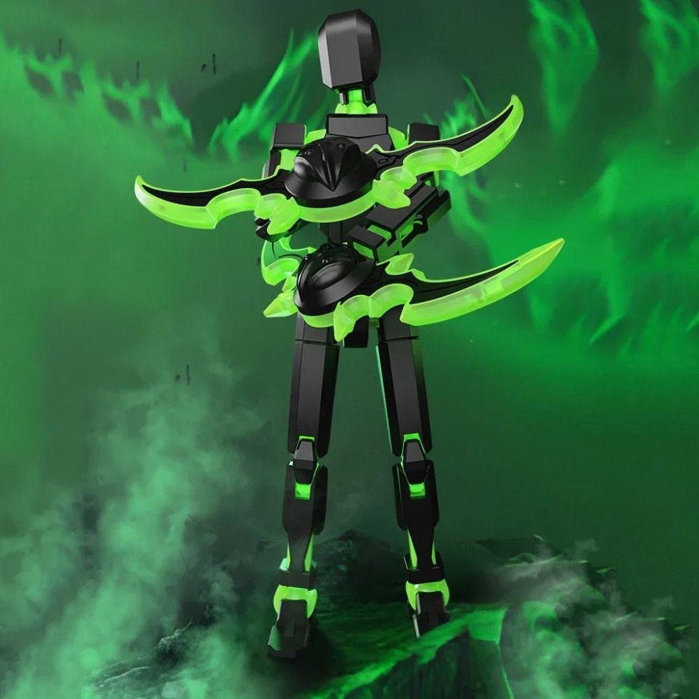 Multi-Jointed Dummy 3D Printed Mannequin Model Doll Luminous Magnet Figures Collection Toy