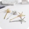 2 PCS Gift for Women Hair Clip Bright Hairpin Simple Hair Styling Accessories