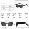  Retro Rivets Square Sunglasses Women Fashion Gradient Shades UV400 Men Green Black Sun Glasses