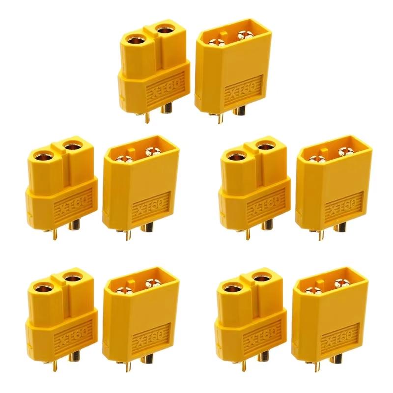 5 Pairs XT60 Male Female Bullet Connectors Power Plugs for RC Lipo Battery Motor XT60 Drone Connectors