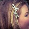 Retro Dragonfly Hair Pin Silver Bobby Pins for Women Simple Hair Clip Decorative Hair Accessories 1PC