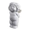 Baby Angelic Holding Heart Statue Love Expression Resins Cherub Sculpture Figurine for Home and Office Tabletop Decors