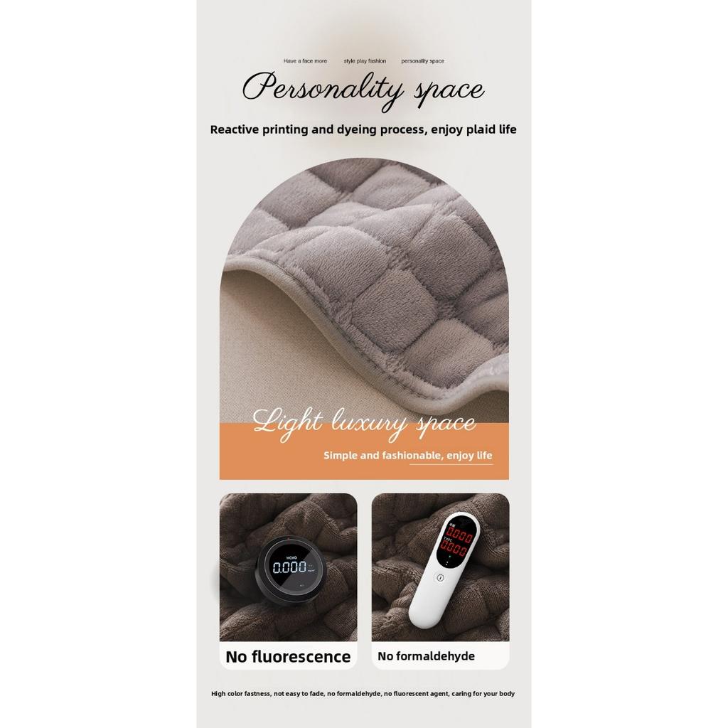 Super Soft Modern Quilted Plush Sofa Cover - Pet Friendly, Machine Washable, Living Room, Bedroom, Office Decoration, Combination Sofa Cover