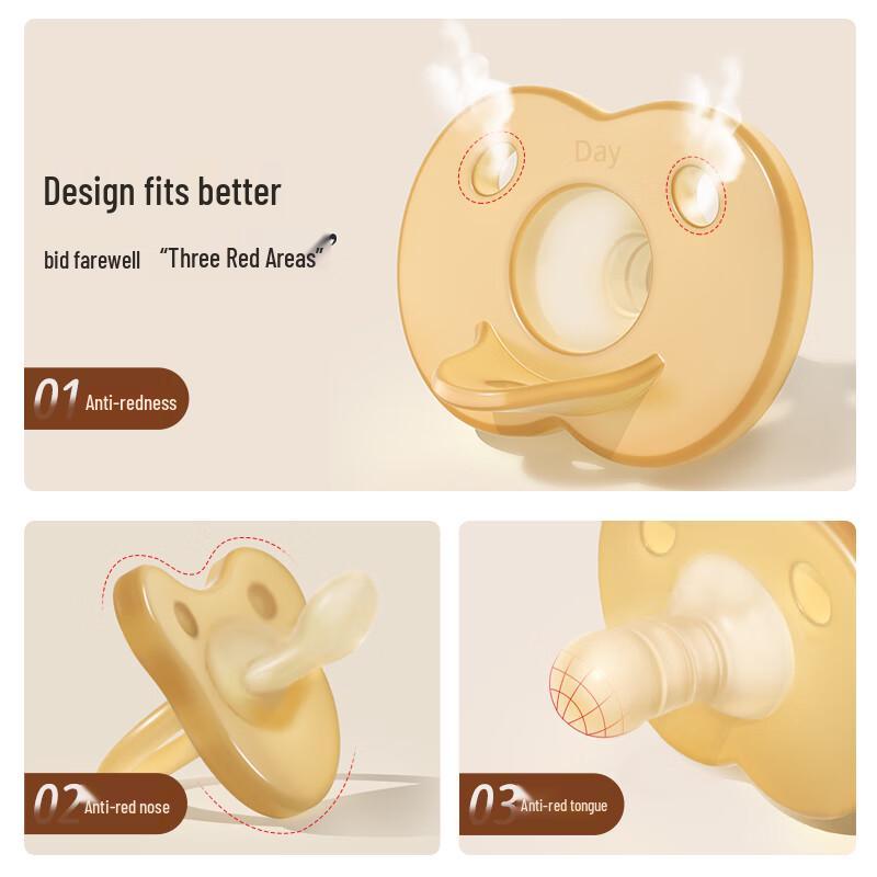 Goole Dětský silikonový dudlík proti kolice (2 balení)