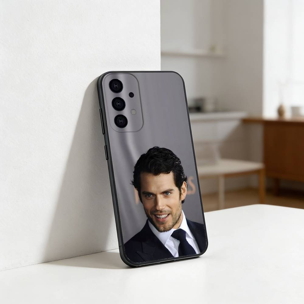 H-Henry C-Cavil Phone Case For Samsung S25,S24,S21,S22,S23,S30,Ultra,S20,Plus,Fe,Lite Black Shell Samsung S30plus5G